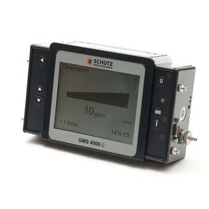 analizzatore di gas / di concentrazione / portatile / digitale