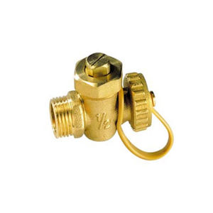 valvola con maschio / manuale / maschio / in ottone