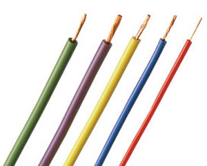 filo unipolare isolato / in rame / in silicone / cordato a trefoli