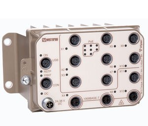 switch Ethernet gestibile / 12 porte / PoE / industriale
