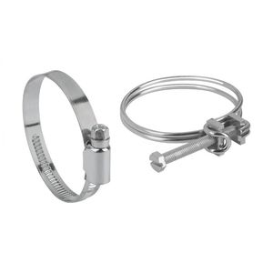 fascetta stringitubo in acciaio galvanizzato / a vite / a nastro perforato