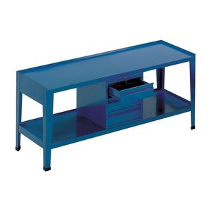 banco da lavoro in legno / 3 cassetti / monoblocco