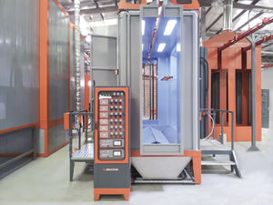 cabina di verniciatura a polvere inerziale / automatica / con cambio colore rapido