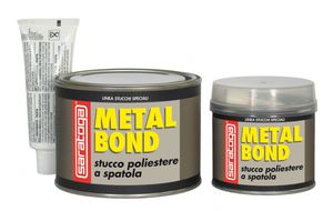 colla in poliestere / per metallo / bicomponente / industriale