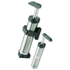 cilindro rotativo / pneumatico / a doppio effetto / con base girevole