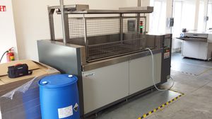 macchina per pulizia ad ultrasuoni / automatica / per lavorazione di metalli / a immersione