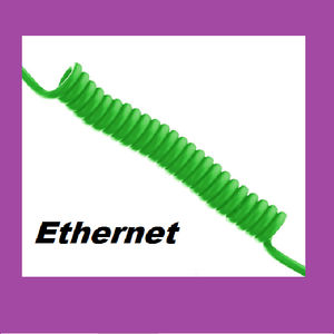 cavo elettrico di dati / Ethernet / resistente alle fiamme / a spirale