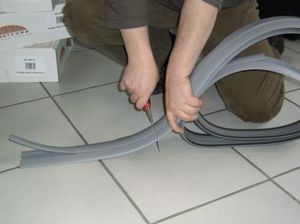 protezione per cavi a pavimento / in PVC