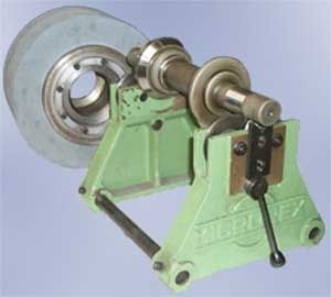 macchina equilibratrice orizzontale / dinamico / manuale / per rettificatrice