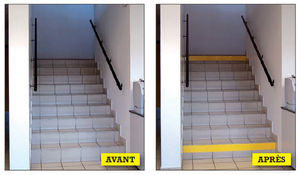 nastro adesivo in PVC / per marcatura / resistente agli UV / riflettente