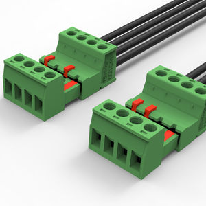 morsetto componibile con connessione a vite / a presa / in materia plastica