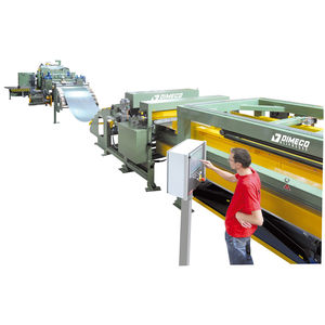 linea di taglio trasversale metallo / CNC / alimentata a bobina