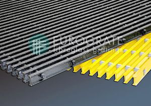 grigliato in plastica rinforzata con fibre / per ambienti corrosivi