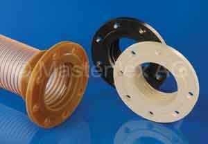flangia per tubi / per tubi flessibili / in plastica / perforata