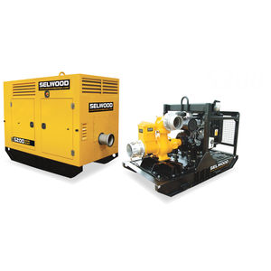 pompa per fanghi / con motore diesel / autoadescante / a vortice