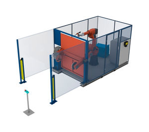cella robotizzata di carico / di saldatura