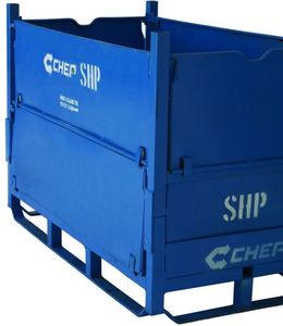 cassa-pallet in lamiera / per l'industria automobilistica / accatastabile