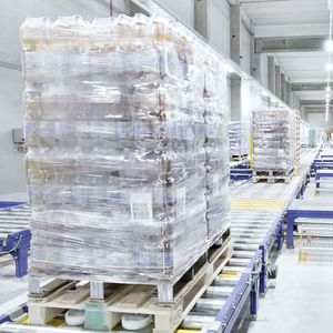 trasportatore a rulli / per pallet / da trasporto / orizzontale