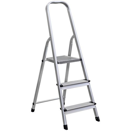 Scaletta In Alluminio BG CAGSAN LADDERS Con Gradini Rivettati