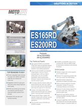 Motoman ES165RD/ES200RD Robots with Spot Harness