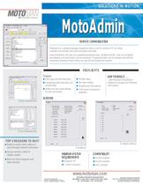 Motoman MotoAdmin Remote Communication Software
