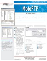 Motoman MotoFTP Software
