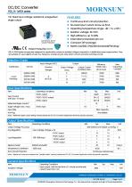 Convertitore DC DC DIP F05 N 1WR3 Series MORNSUN Guangzhou Science