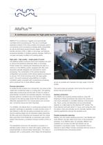 A continuous process for high-yield surimi processing