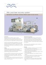 Alfa Laval beer recovery system