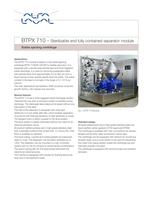 	BTPX Separator - BTPX 710 - Pilot plant separation system