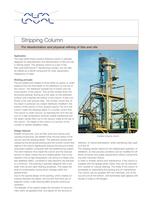For deodorization and physical refining of fats and oils
