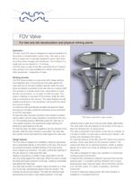 	For fats and oils deodorization and physical refining plants