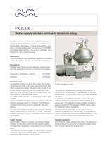 PX 80EX Disc stack centrifuge