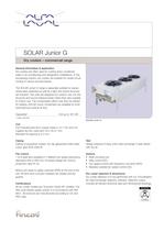 Solar Junior G - Dry coolers � commercial range 