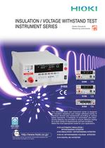 INSULATION / VOLTAGE WITHSTAND TEST INSTRUMENT SERIES