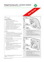 Flanged housing units � corrosion-resistant (MAI 74)