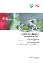 High precision bearings for combined loads