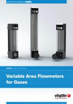 Variable area flowmeters for gases and liquids V-100