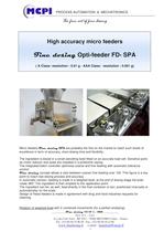 High accuracy feeder