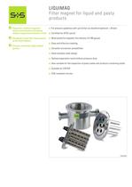 Filter magnet for liquids and pastes