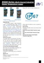BS600 Series--Multi-channel Industrial Digital Temperature Logger