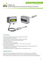 Trasmettitore Di Misura Per Anemometro Termico Ftm Eyc Tech