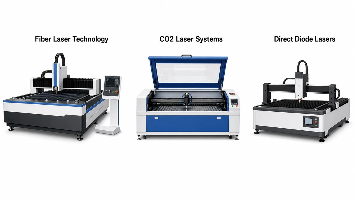 Dettaglio ravvicinato di una testa di taglio laser che emette un raggio concentrato per forare una spessa piastra industriale in acciaio al carbonio.