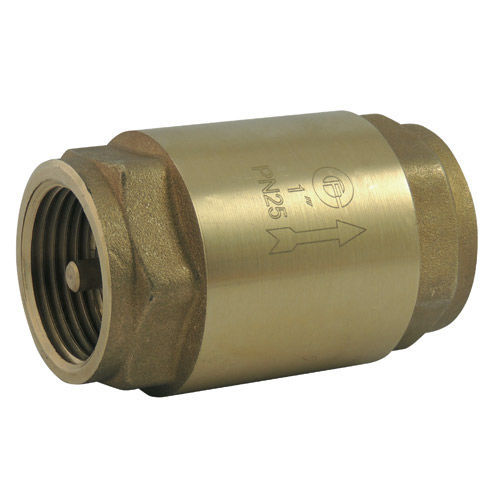 Valvola Di Ritegno In Ottone DN20 Con Filettatura Femmina | 3/4 BSP, 232 PSI | Previene Il Riflusso Dell'Acqua | Freccia Indicatrice Di Direzione
