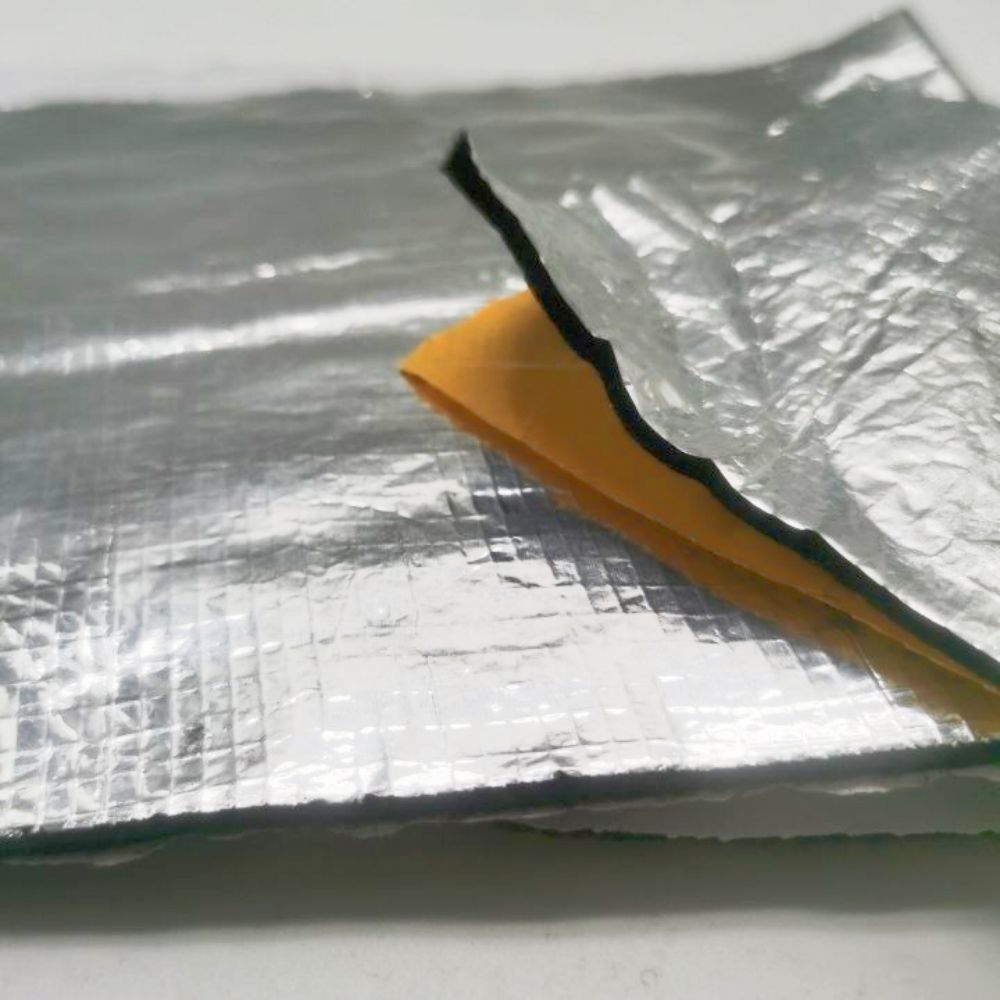 Lana Roccia Guaina Termica Per Tubi - Copertura Isolante In Alluminio, 600x106 Mm, Per Protezione Dal Calore Isolamento Termico Per Tubi