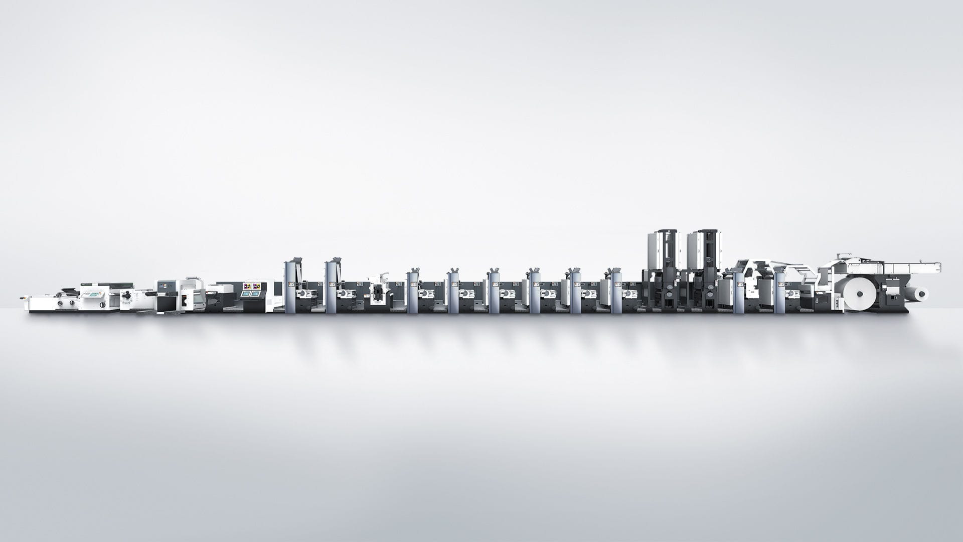 Macchina da stampa flessografica in linea ICS series Heidelberger