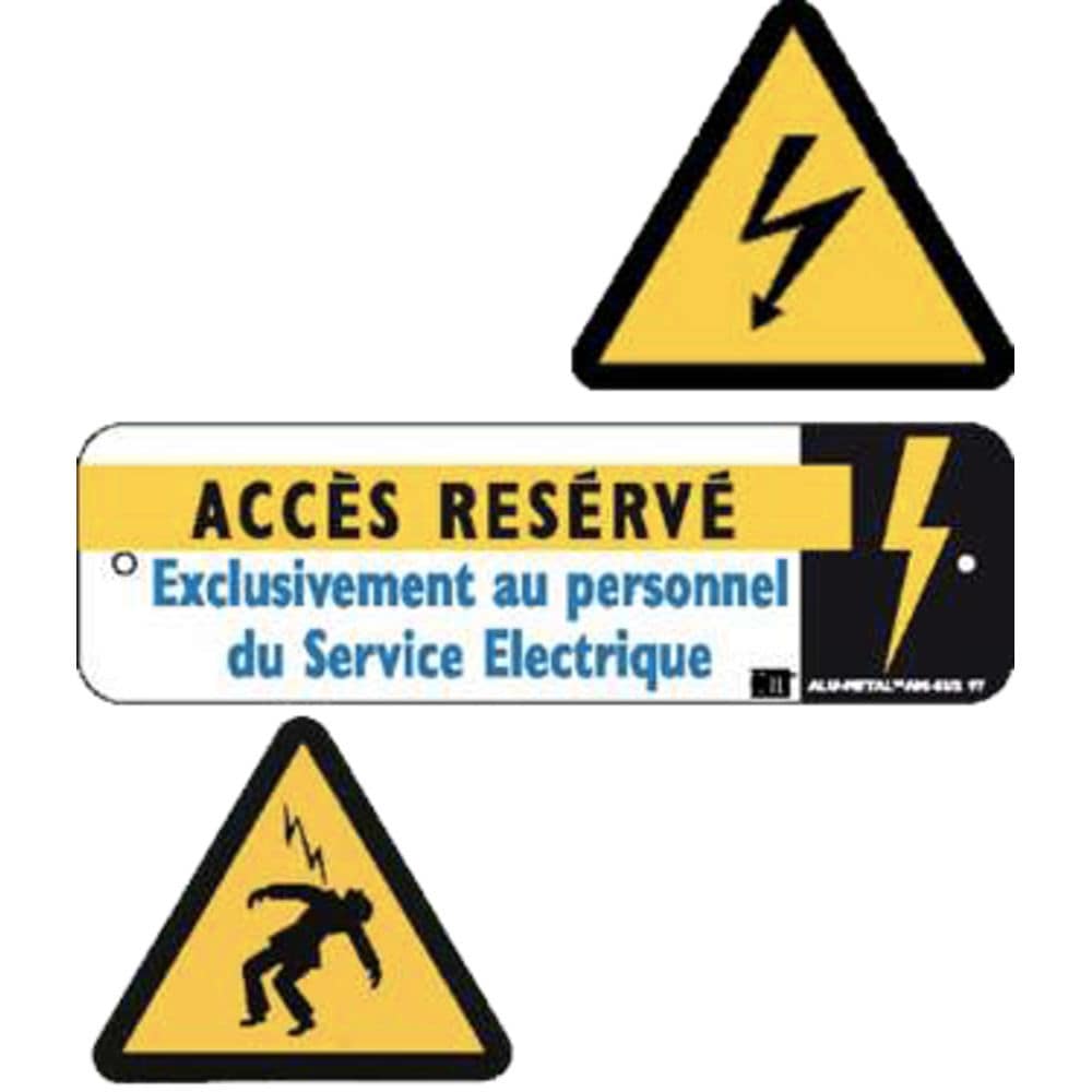 Normaluz RD30007-C - Senyals Risc Electric PVC Glasspack 0,7mm 21x30cm con CTE, RIPCI
