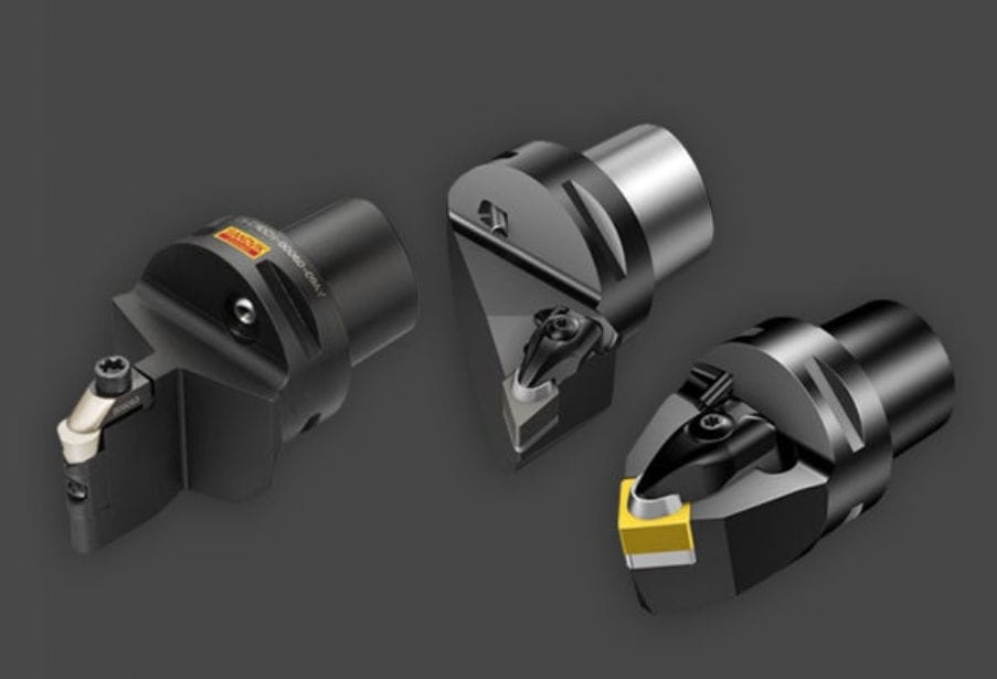 Utensile di tornitura frontale TMax® Sandvik Coromant esterno / interno / a flangia