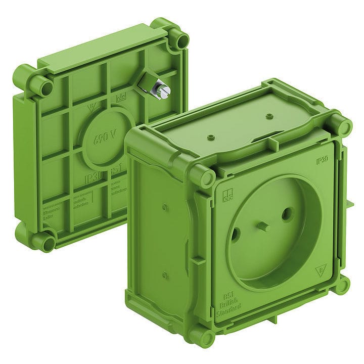 10 Scatole Da Incasso BG Metallo Singola 1 Gang 25 Mm Per Prese E Interruttori