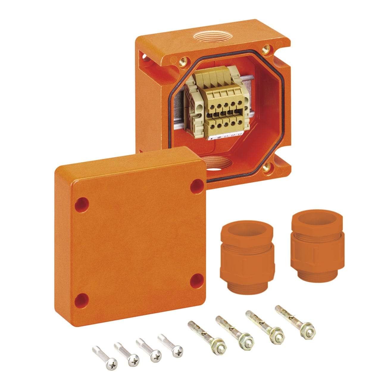 Combi 1210/5 57A Noir IP66 Étanche Jonction Adaptable Boîte, 5 - Foto 3